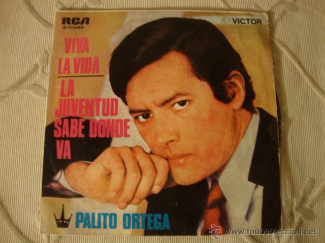 Discos de vinilo: DISCO SINGLE PALITO ORTEGA - Foto 1