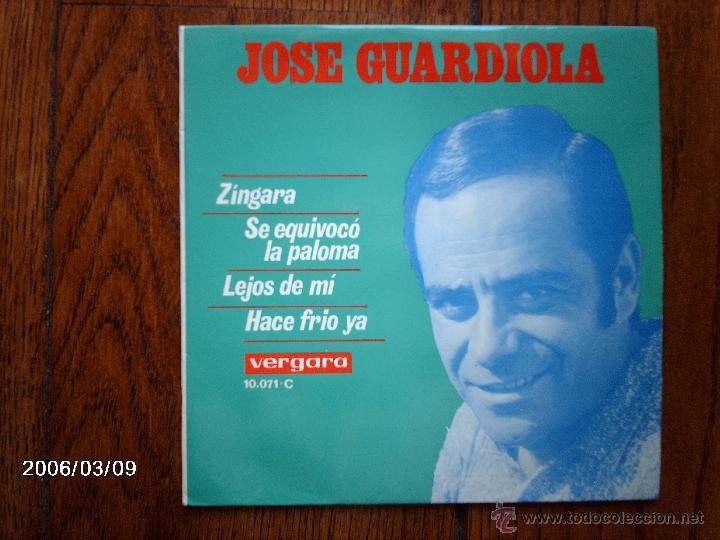 Discos de vinilo: jose guardiola  -  se equivoco la paloma  +  3 - Foto 1