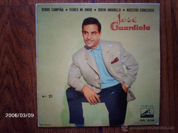 Discos de vinilo: jose guardiola  -  verde campi&ntilde;a  +  3 - Foto 1
