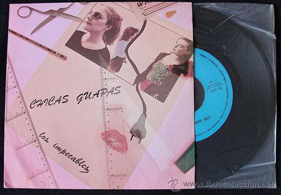 Discos de vinilo: LOS IMPECABLES - Chicas Guapas - Single 1983 - Foto 1