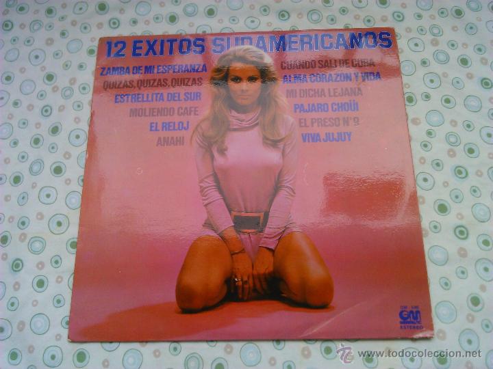 Discos de vinilo: 12 EXITOS SUDAMERICANOS - Gramusic, 1976 - - Foto 1