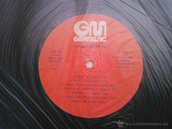 Discos de vinilo: 12 EXITOS SUDAMERICANOS - Gramusic, 1976 - - Foto 5