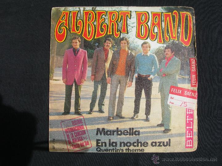 Discos de vinilo: ALBERT BAND // MARBELLA - EN LA NOCHE AZUL - Foto 1