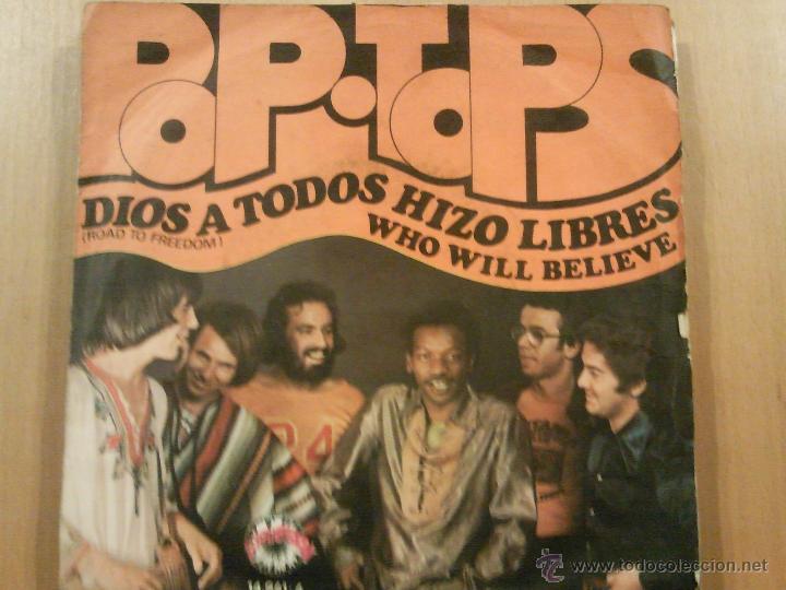 Discos de vinilo: POP TOPS DIOS A TODOS HIZO LIBRES SINGLE - Foto 1