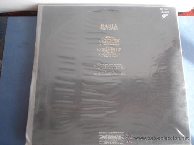 Discos de vinilo: Basia   Time And Tide - Foto 2