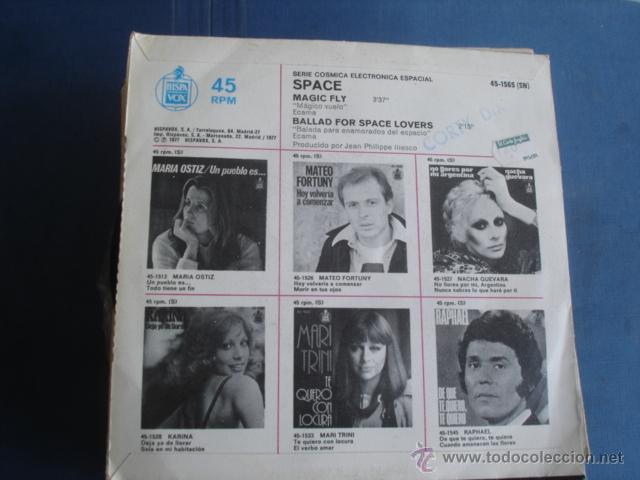Discos de vinilo: Space     Magic Fly / Ballad For Space Lovers - Foto 2