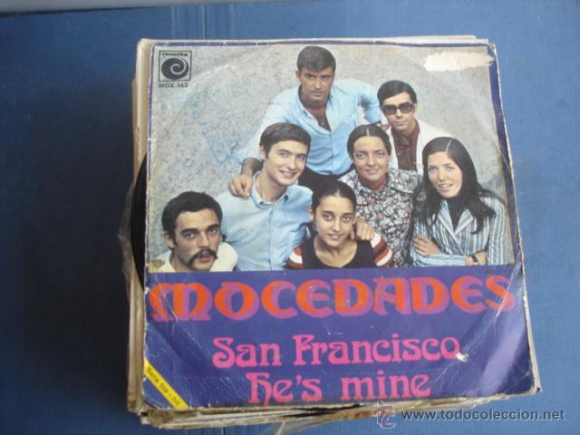 Discos de vinilo: MOCEDADES  SAN FRANCISCO / HE&acute;S MINE - Foto 2