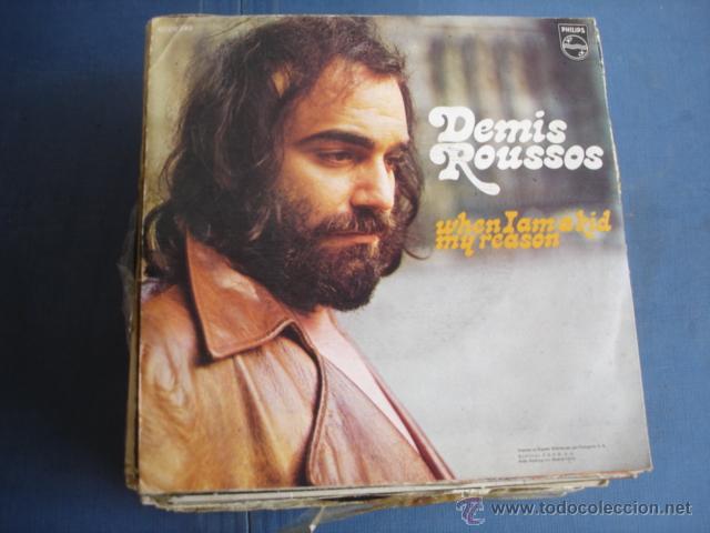 Discos de vinilo: Demis Roussos   When I Am A Kid/ My Reason - Foto 2