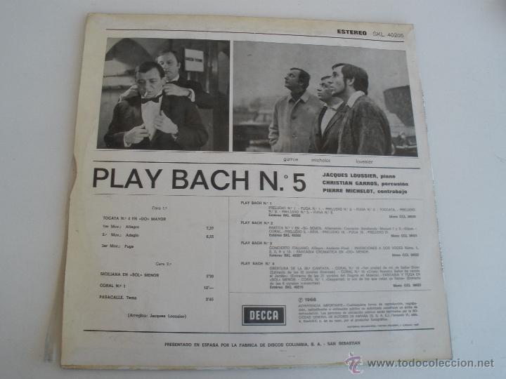 Discos de vinilo: JACQUES LOUSSIER TRIO - PLAY BACK 5 - Foto 2