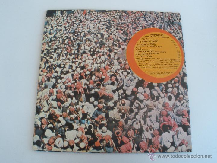Discos de vinilo: PARABOLAS - FRANCISCO PALAZON-JOSE ANTONI OLIVAR - Foto 2