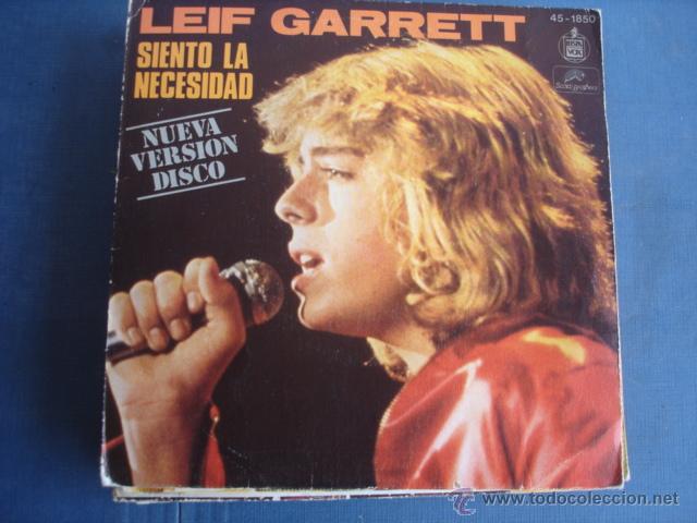Discos de vinilo: LEIF GARRET  SIENTO LA NECESIDAD - Foto 1