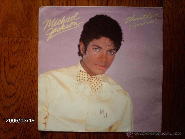 Discos de vinilo: michael jackson  -  thriller  +  things i do for you - Foto 1