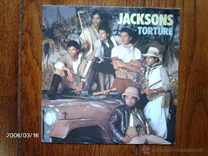 Discos de vinilo: jacksons  -  torture  +  torture (instrumental) - Foto 1