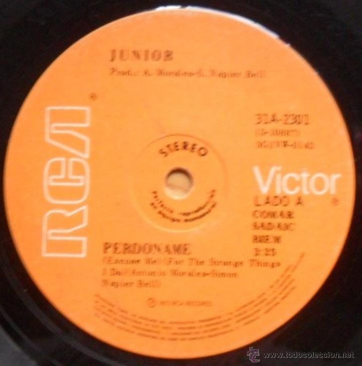 Discos de vinilo: Dos sencillos de Junior de diferentes ediciones - Foto 1