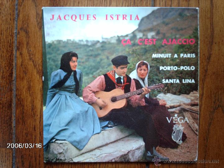 Discos de vinilo: jacques istria  -  &ccedil;a c&acute;est ajaccio  +  3 - Foto 1