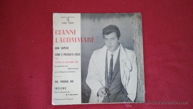 Discos de vinilo: GIANNI LACOMMARE - Foto 1