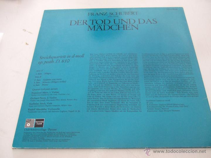 Discos de vinilo: DER TOD UND DAS M&Auml;DCHEN - Foto 2