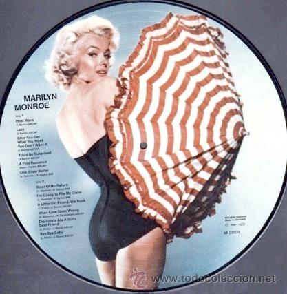Discos de vinilo: MARILYN MONROE. PICTURE LP. - Foto 2