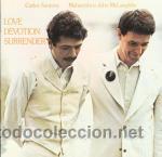 Discos de vinilo: Carlos Santana Mahavishnu John McLaughlin - Love Devotion Surrender - Foto 1