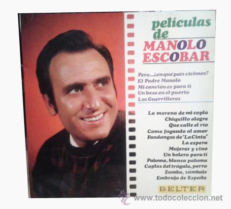 Discos de vinilo: MANOLO ESCOBAR - PELICULAS DE... (1968) - Foto 1