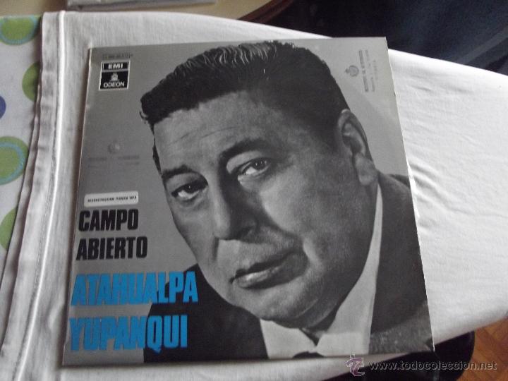 Dischi in vinile: CAMPO ABIERTO DE ATAHUALPA YUPANQUI RECONSTRUCCION TECNICA 1970 ( NO PUEDO PROBARLO )