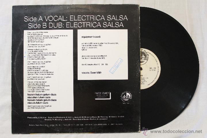 Discos de vinilo: OFF ELECTRICA SALSA ( BABA BABA ) MAXI SINGLE BLANCO Y NEGRO 1987 SPAIN - Foto 2