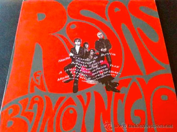 Discos de vinilo: ROSAS EN BLANCO Y NEGRO, NADA COMO LA LLUVIA - MINI LP - Foto 1