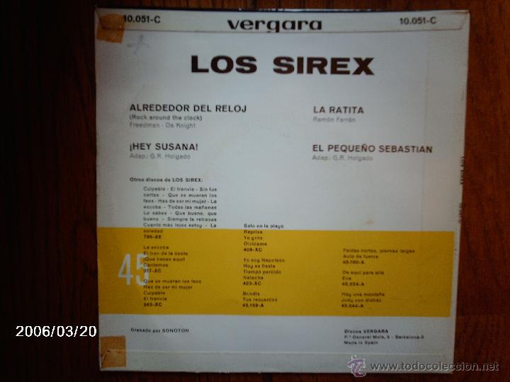 Discos de vinilo: los sirex  -  la ratita  +  3 - Foto 2