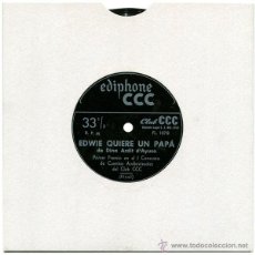 Discos de vinilo: DINA ARDIT D'AYUSO - EDWINE QUIERE UN PAPÁ - FLEXI SPAIN 1965 - EDIPHONE CCC FL.1078