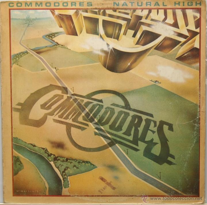 Discos de vinilo: COMMODORES natural high LP motown 1978 - Foto 1