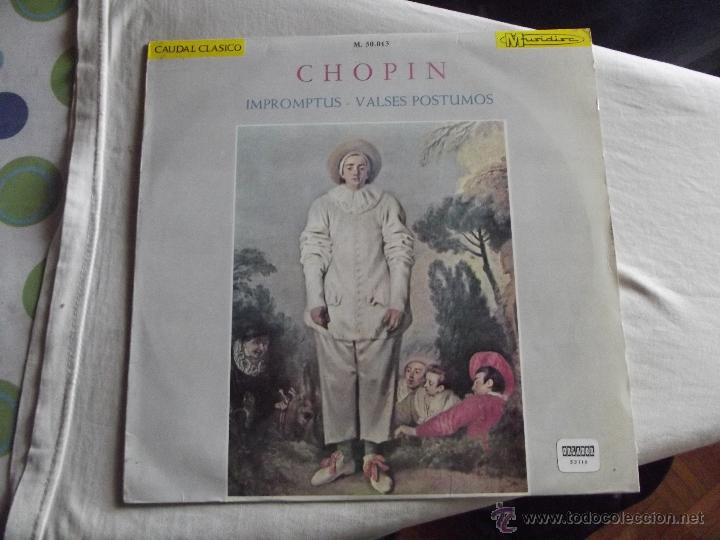 Disques de vinyle: CHOPIN IMPROMTUS - VALSES POSTUMOS ( NO PUEDO PROBARLO )