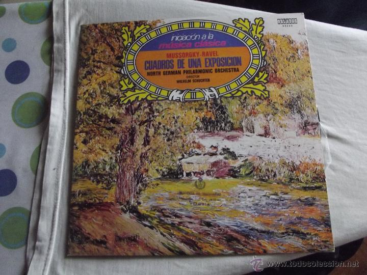 Disques de vinyle: INICIACION A LA MISICA CLASICA  CUADROS DE UNA EXPOSICION ( NO PUEDO PROBARLO )