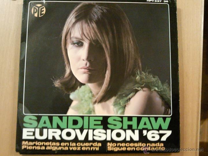 Discos de vinilo: SANDIE SHAW EUROVISION 67 EP SPAIN - Foto 1