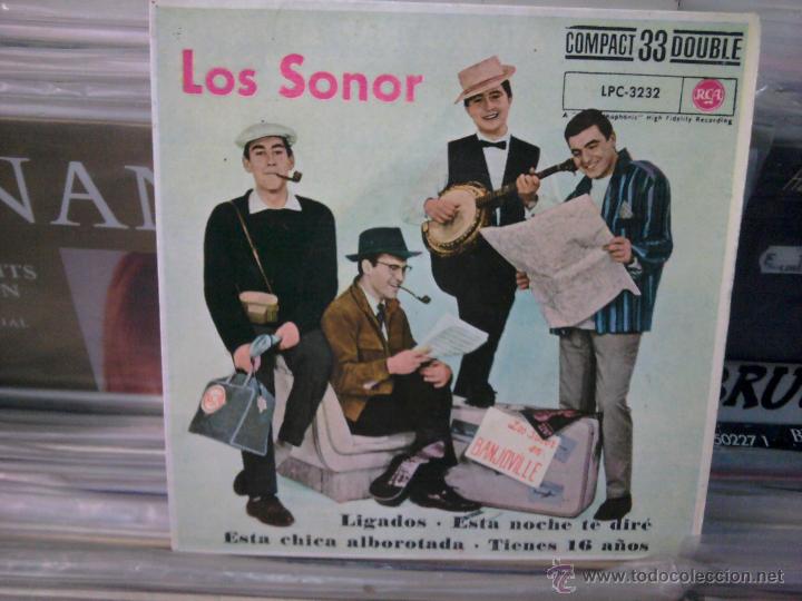 Discos de vinilo: LOS SONOR, LIGADOS, LPC-3232, RCA, SINGLE - Foto 1