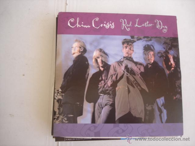 Discos de vinilo: CHINA CRISIS   RED LETTER DAY - Foto 1