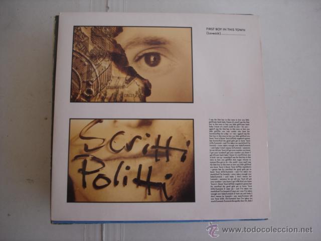 Discos de vinilo: SCRITTI POLITTI   FIRST BOY IN THIS TOWN - Foto 1