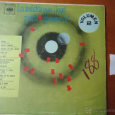 Discos de vinilo: DISCO VINILO RARO - LA MUSICA QUE LLEGO PARA QUEDARSE VOL. 2 CBS - EDIT. COLOMBIA
