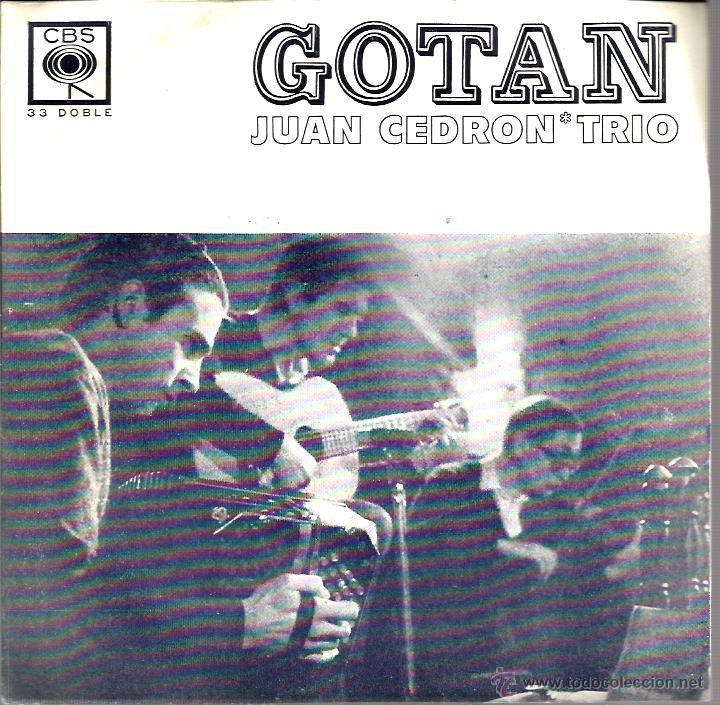 Discos de vinilo: EP JUAN CEDRON TRIO : GOTAN - Foto 1