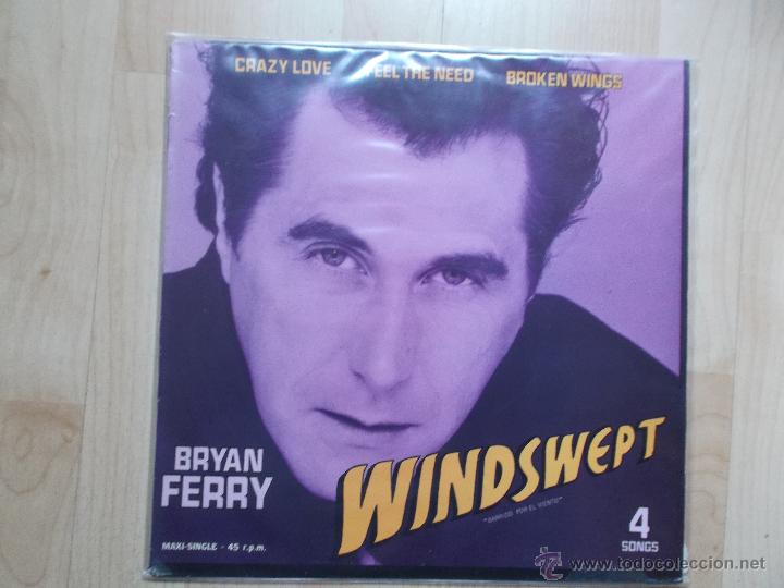 Discos de vinilo: BRYAN FERRY - WINDSWEPT - MAXI 4 CANCIONES - Foto 1
