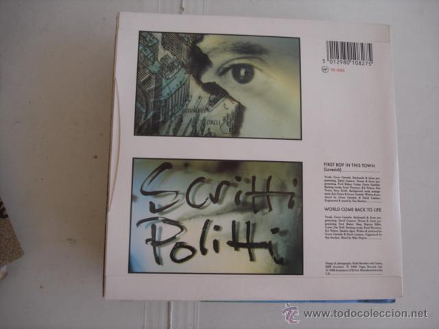 Discos de vinilo: SCRITTI POLITTI   FIRST BOY IN THIS TOWN - Foto 2