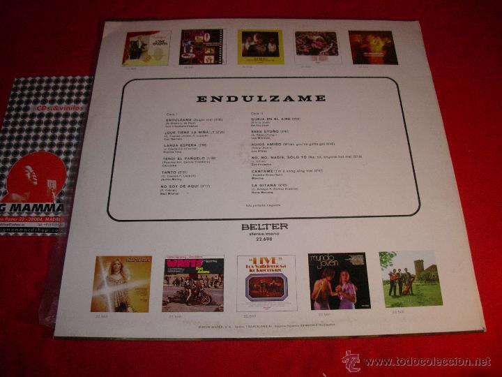 Discos de vinilo: endulzame  COMPILATION   BELTER   1972   LP - Foto 2
