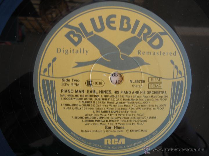 Discos de vinilo: earl hines-piano man - Foto 3