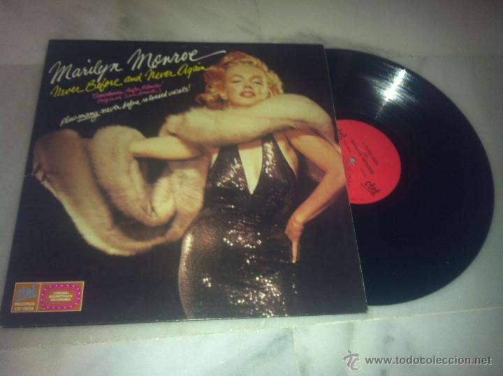 Discos de vinilo: VINILO MARILYN MONROE NEVER  BEFORE AND NEVER AGAIN - Foto 1