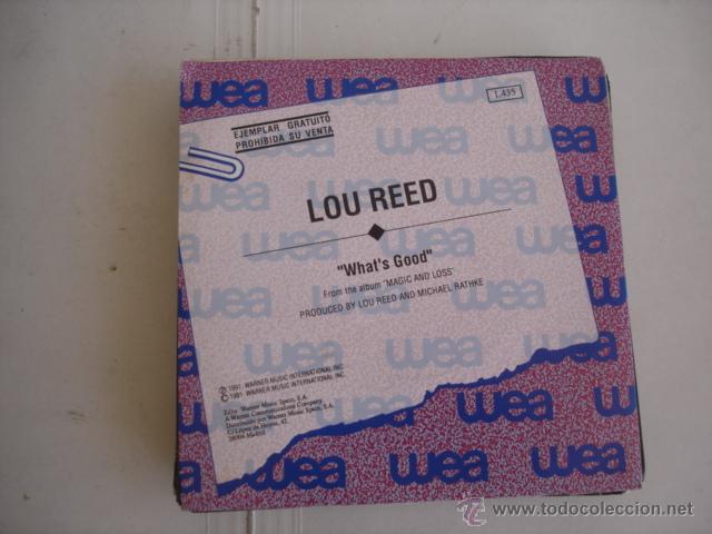 Discos de vinilo: LOU REED WHAT&acute;S GOOD PROMO - Foto 2
