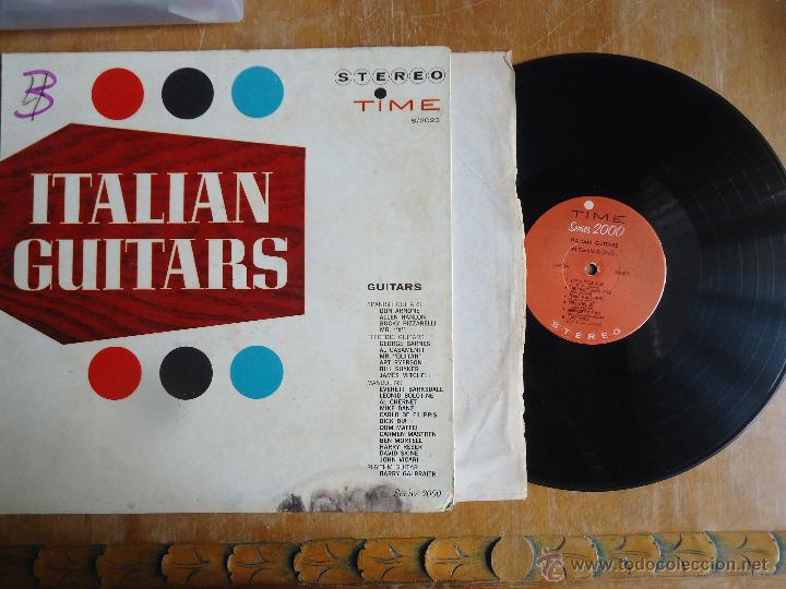 DISCO VINILO RARO - ITALIAN GUITARS, SERIE 2000 - PRINTED USA. TANGO DELLE ROSE , ONLY LOVE ME ,,,, (Música - Discos - Singles Vinilo - Otros estilos)