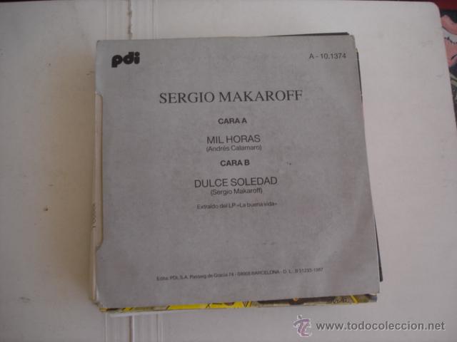 Discos de vinilo: SERGIO MAKAROFF   MIL HORAS - Foto 2