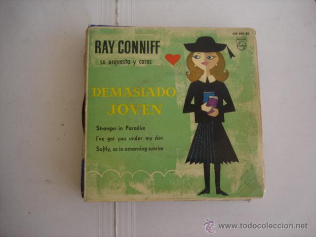 Discos de vinilo: RAY CONNIFF SU ORQUESTA Y COROS DEMASIADO JOVEN - Foto 1
