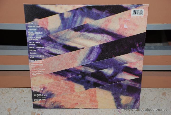 Discos de vinilo: NEW KIDS ON THE BLOCK LP *STEP BY STEP* - Foto 2