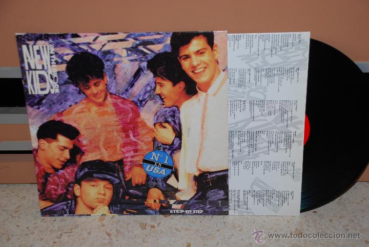 Discos de vinilo: NEW KIDS ON THE BLOCK LP *STEP BY STEP* - Foto 3