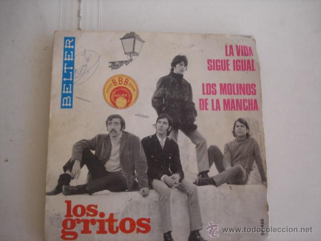 Discos de vinilo: LOS GRITOS LA VIDA SIGUE IGUAL - Foto 1